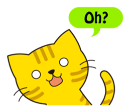 Cute cat[English ver.] sticker #2469585