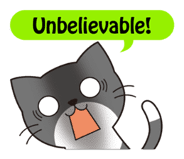 Cute cat[English ver.] sticker #2469602