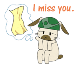 The Army Rabbits - Love (ENG) sticker #2470010