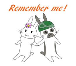 The Army Rabbits - Love (ENG) sticker #2470012