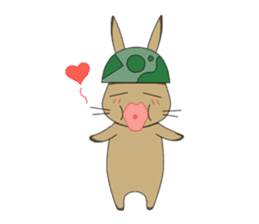 The Army Rabbits - Love (ENG) sticker #2470014