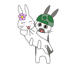 The Army Rabbits - Love (ENG) sticker #2470017