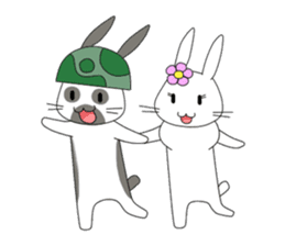 The Army Rabbits - Love (ENG) sticker #2470019