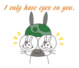 The Army Rabbits - Love (ENG) sticker #2470026