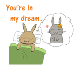 The Army Rabbits - Love (ENG) sticker #2470030