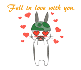 The Army Rabbits - Love (ENG) sticker #2470031