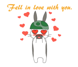The Army Rabbits - Love (ENG) sticker #2470031