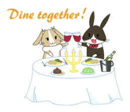 The Army Rabbits - Love (ENG) sticker #2470033