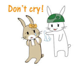 The Army Rabbits - Love (ENG) sticker #2470036