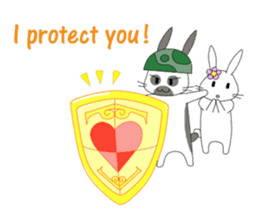 The Army Rabbits - Love (ENG) sticker #2470038