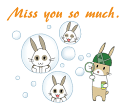 The Army Rabbits - Love (ENG) sticker #2470040