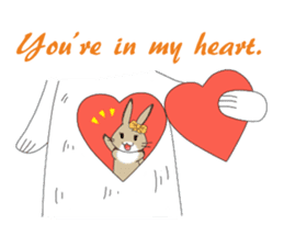 The Army Rabbits - Love (ENG) sticker #2470041