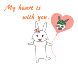 The Army Rabbits - Love (ENG) sticker #2470042