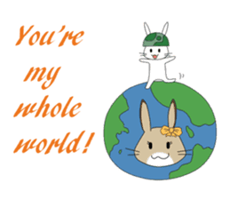 The Army Rabbits - Love (ENG) sticker #2470044