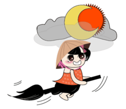 Weather baby girl sticker #2470570
