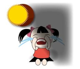 Weather baby girl sticker #2470575