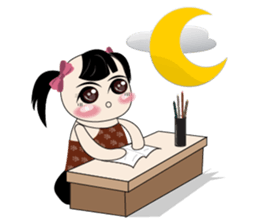 Weather baby girl sticker #2470578