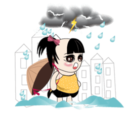Weather baby girl sticker #2470580