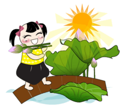 Weather baby girl sticker #2470583