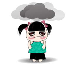 Weather baby girl sticker #2470589