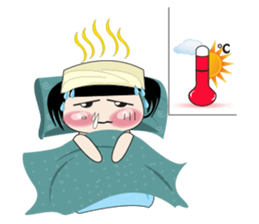 Weather baby girl sticker #2470599