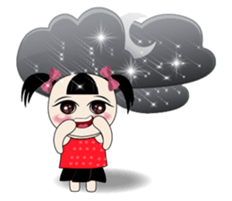 Weather baby girl sticker #2470603