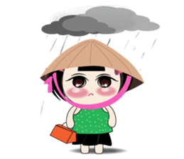 Weather baby girl sticker #2470604