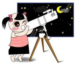 Weather baby girl sticker #2470606