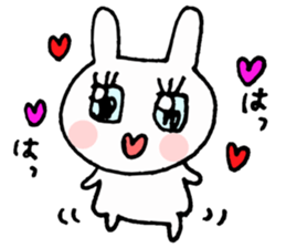 Eyes shiningly the Rabbit sticker #2470617