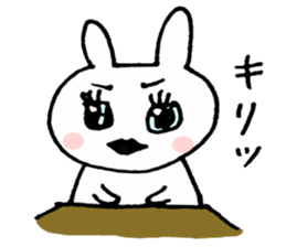 Eyes shiningly the Rabbit sticker #2470636