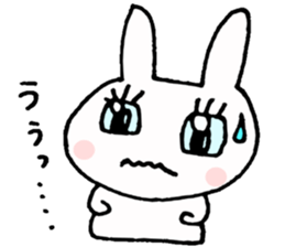 Eyes shiningly the Rabbit sticker #2470639