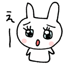 Eyes shiningly the Rabbit sticker #2470640