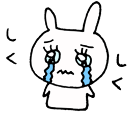 Eyes shiningly the Rabbit sticker #2470641