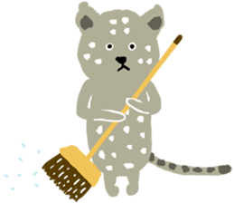 Snow leopard sticker #2471529