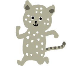 Snow leopard sticker #2471534