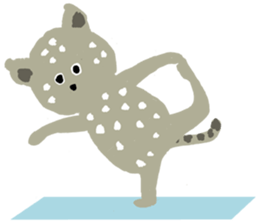 Snow leopard sticker #2471536