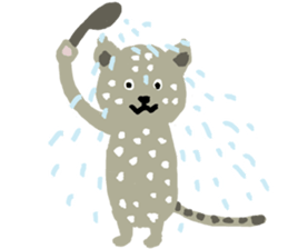 Snow leopard sticker #2471539