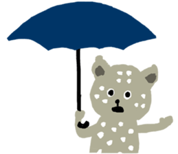 Snow leopard sticker #2471542