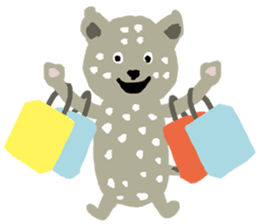 Snow leopard sticker #2471544