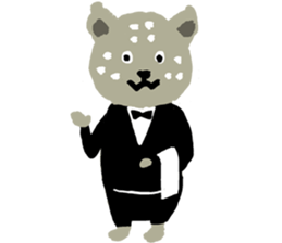 Snow leopard sticker #2471546