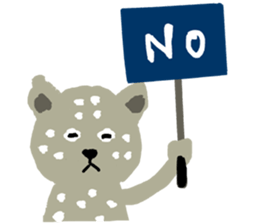 Snow leopard sticker #2471548