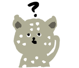 Snow leopard sticker #2471551