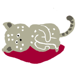 Snow leopard sticker #2471552