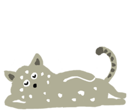 Snow leopard sticker #2471553