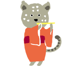 Snow leopard sticker #2471554