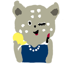Snow leopard sticker #2471556