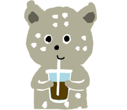 Snow leopard sticker #2471558