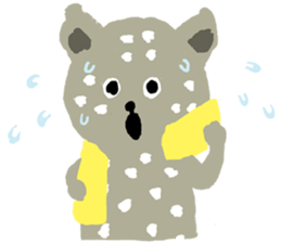 Snow leopard sticker #2471560