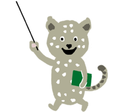 Snow leopard sticker #2471562