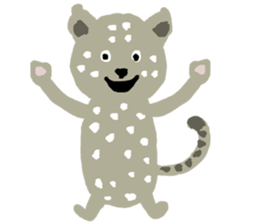 Snow leopard sticker #2471564